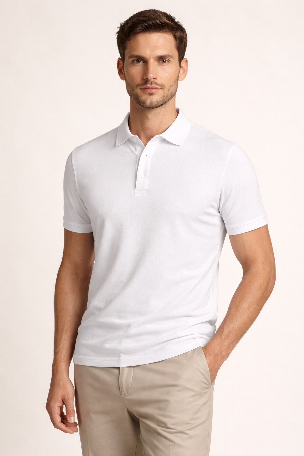 Polo Azure blanco