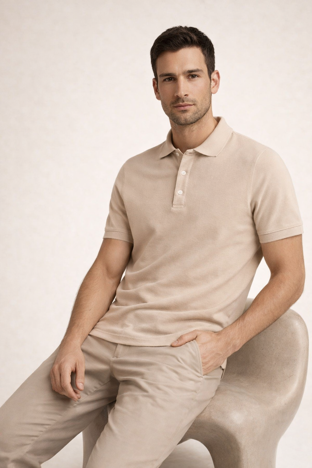 Polo Azure beige