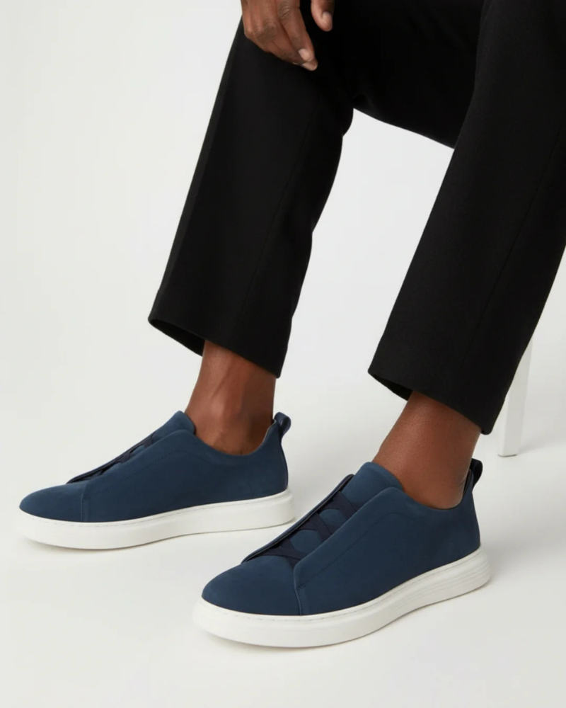 Zapatilla St. Moritz azul marino