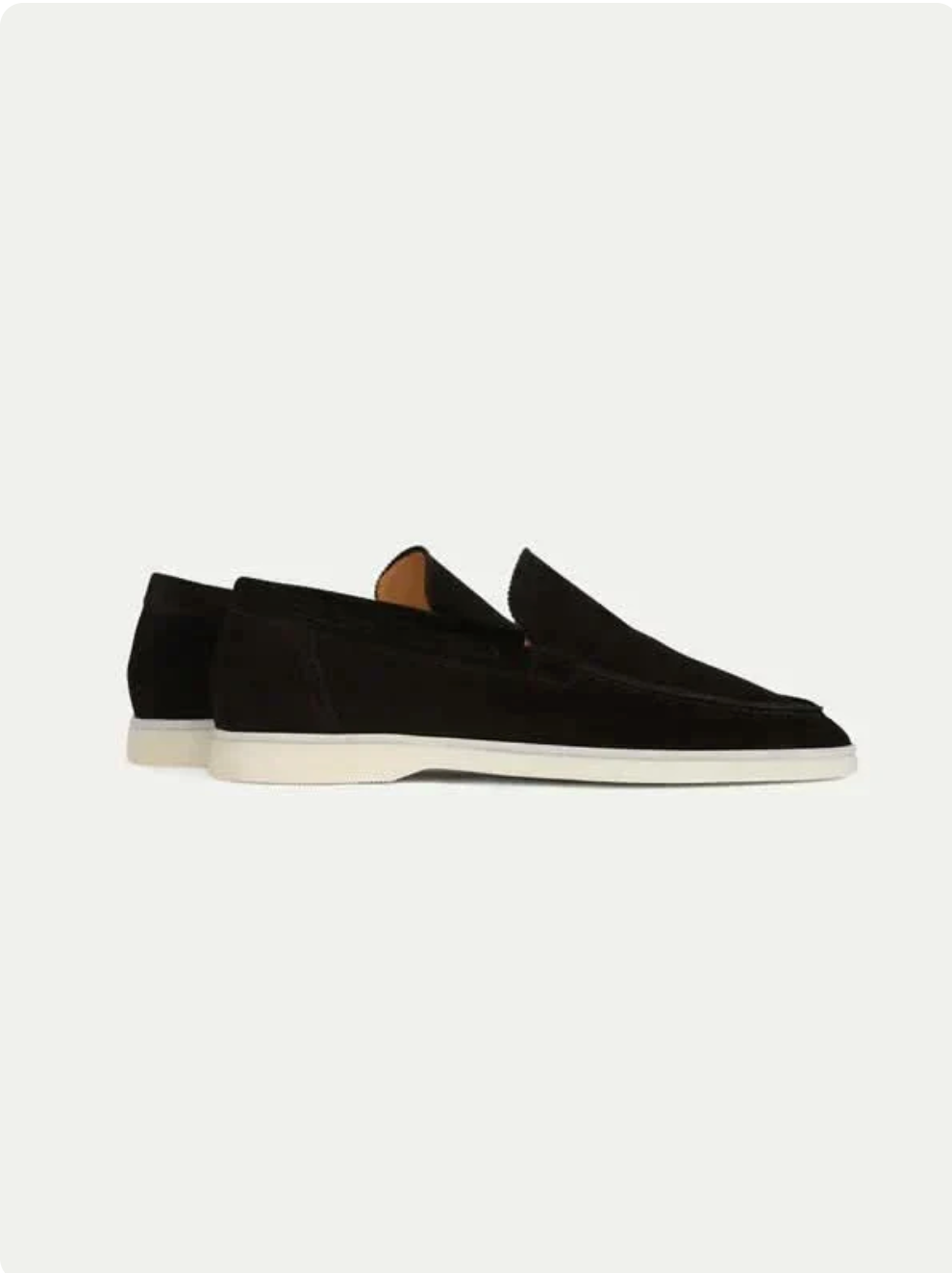 Mocasín de ante negro