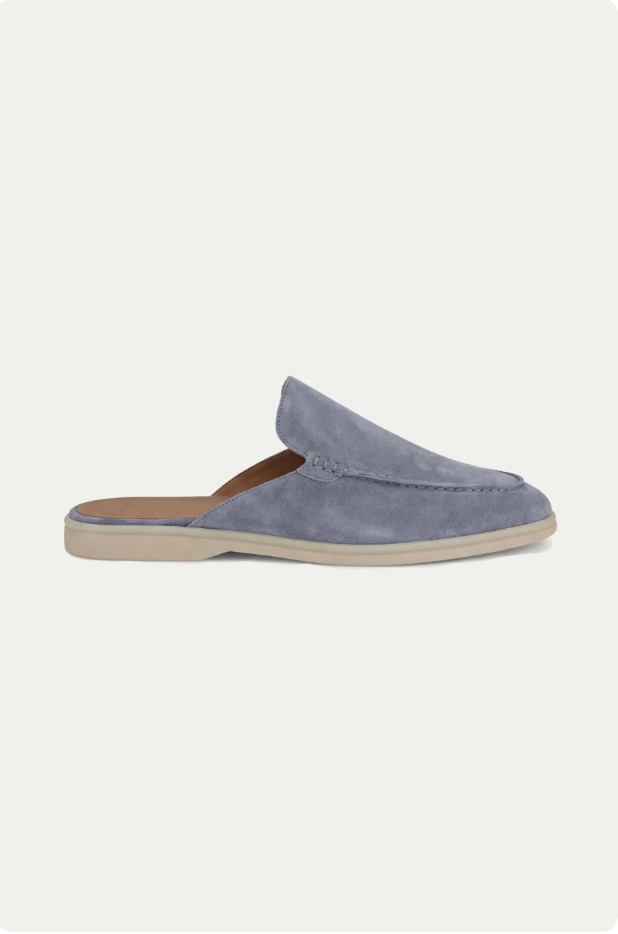 Mule de ante azul celeste