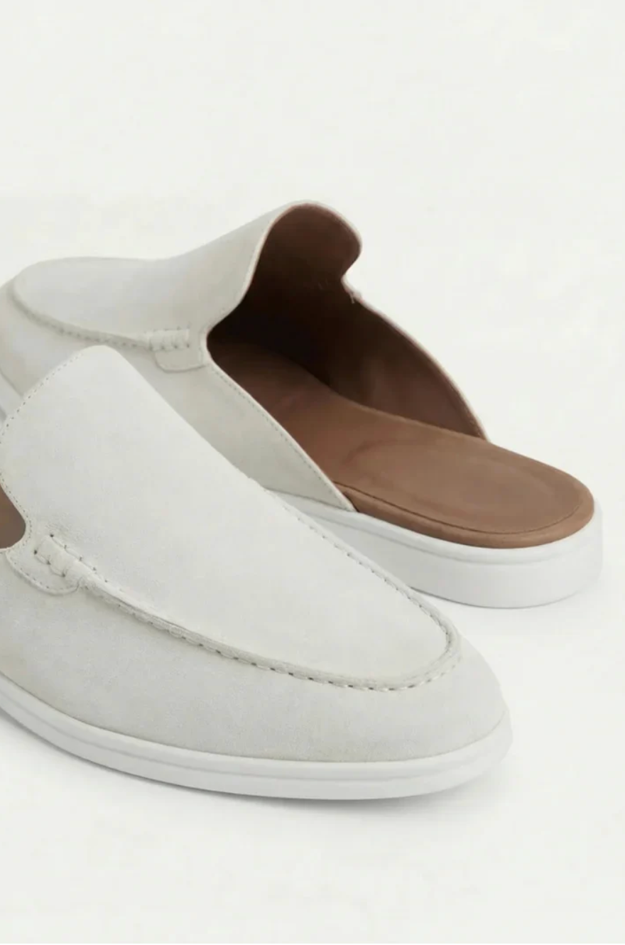 Mule de ante blanca