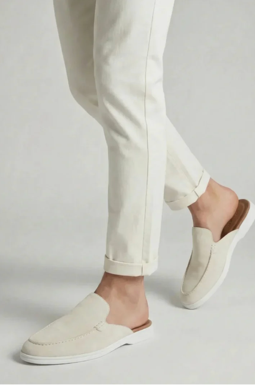 Mule de ante blanca