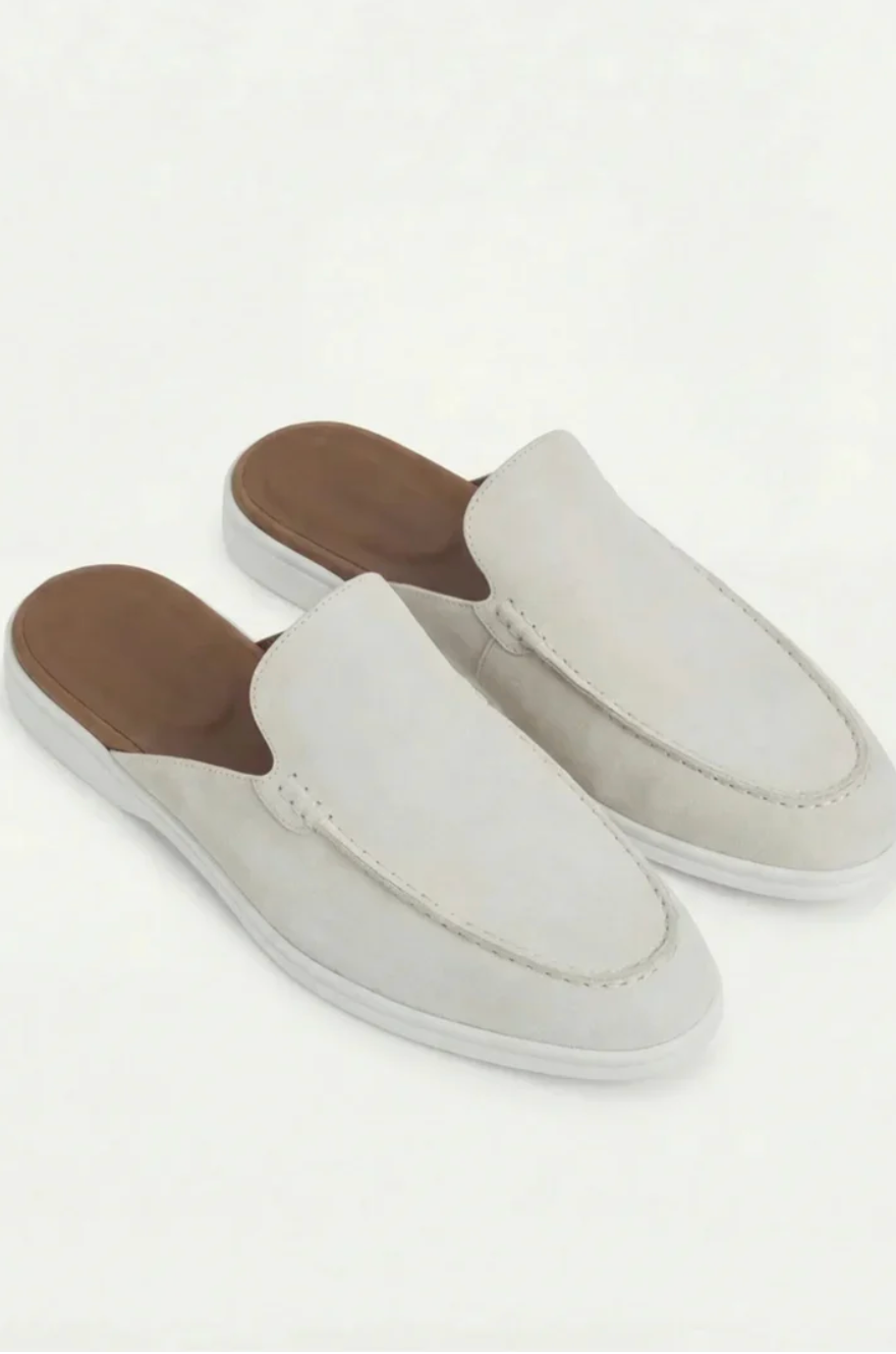 Mule de ante blanca