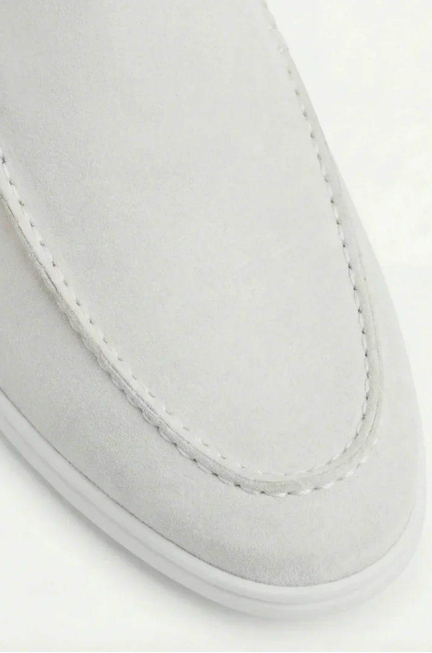 Mule de ante blanca