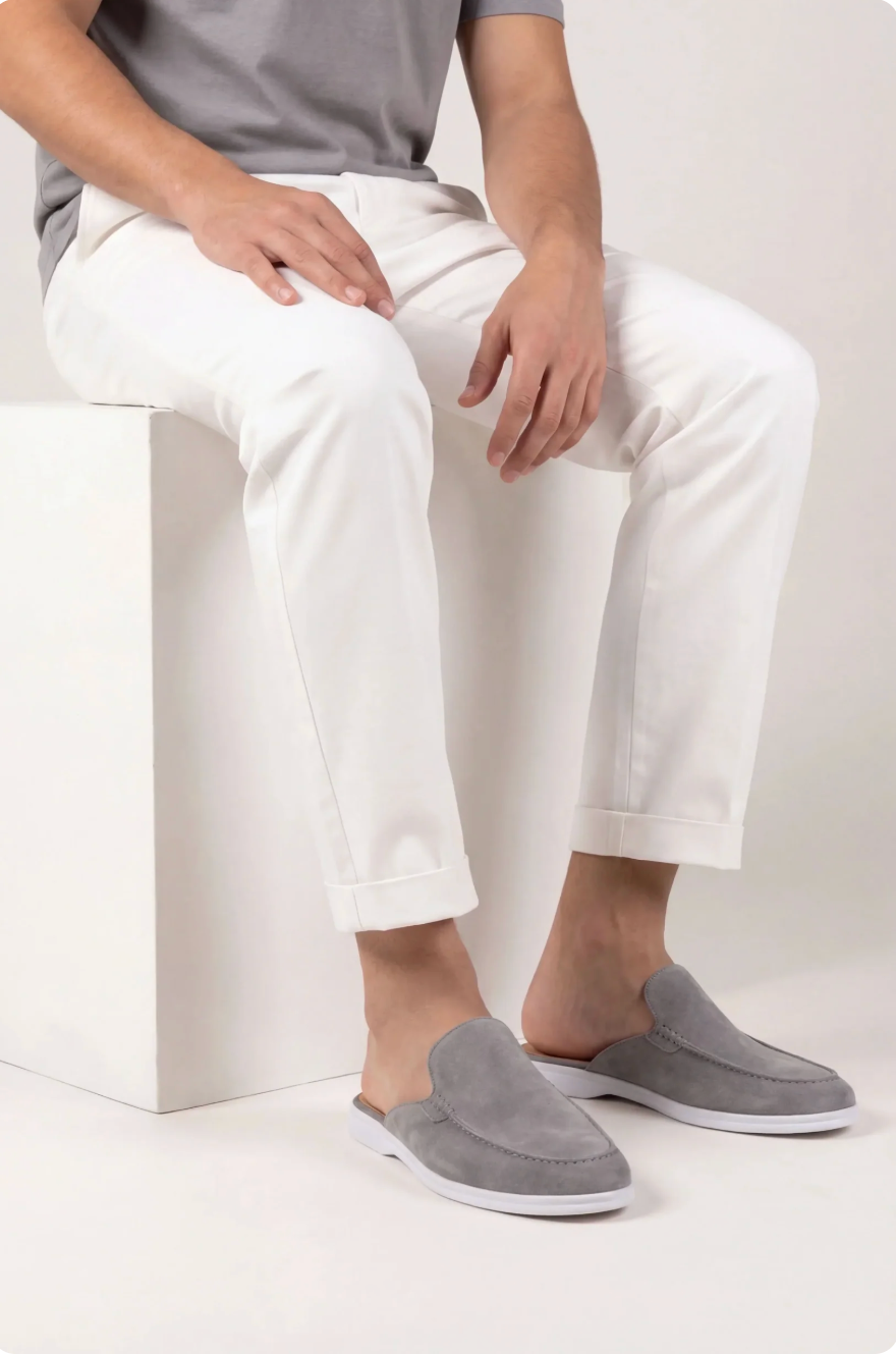 Mule de ante gris