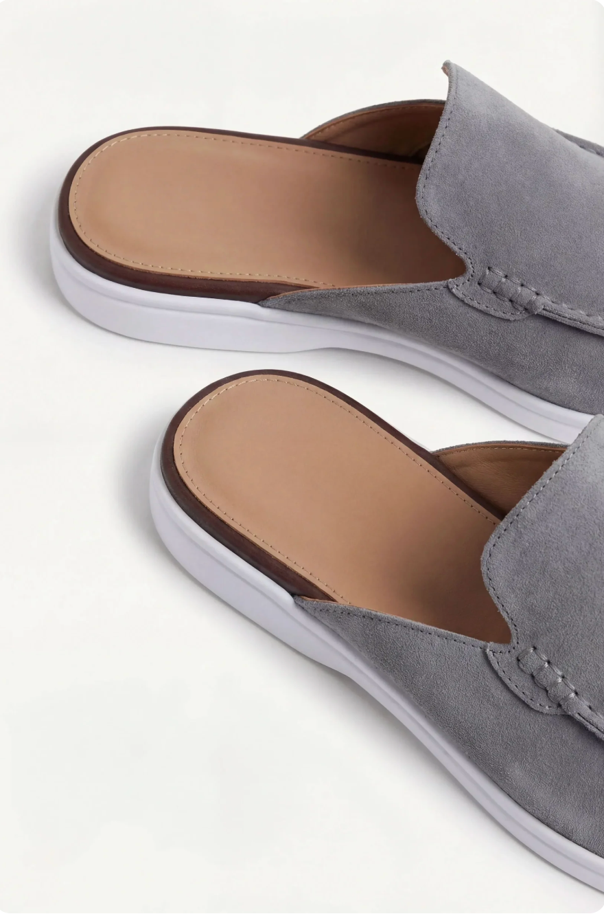 Mule de ante gris