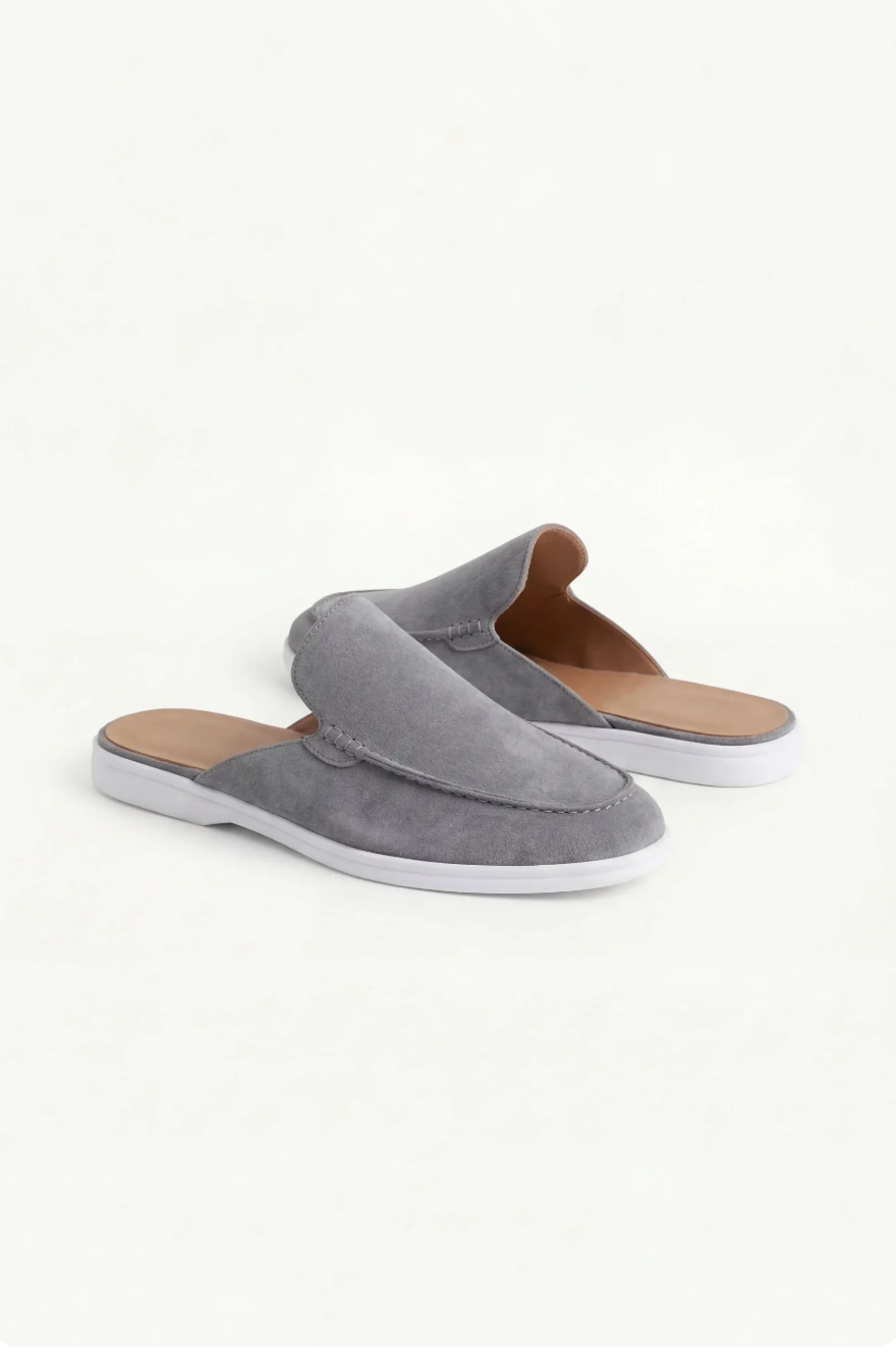 Mule de ante gris