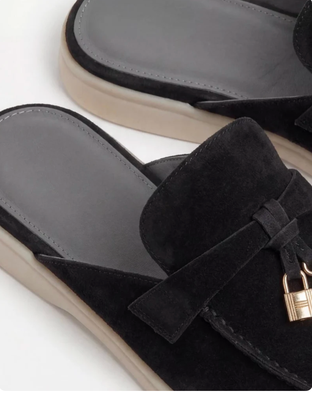 Mule premium de ante negra