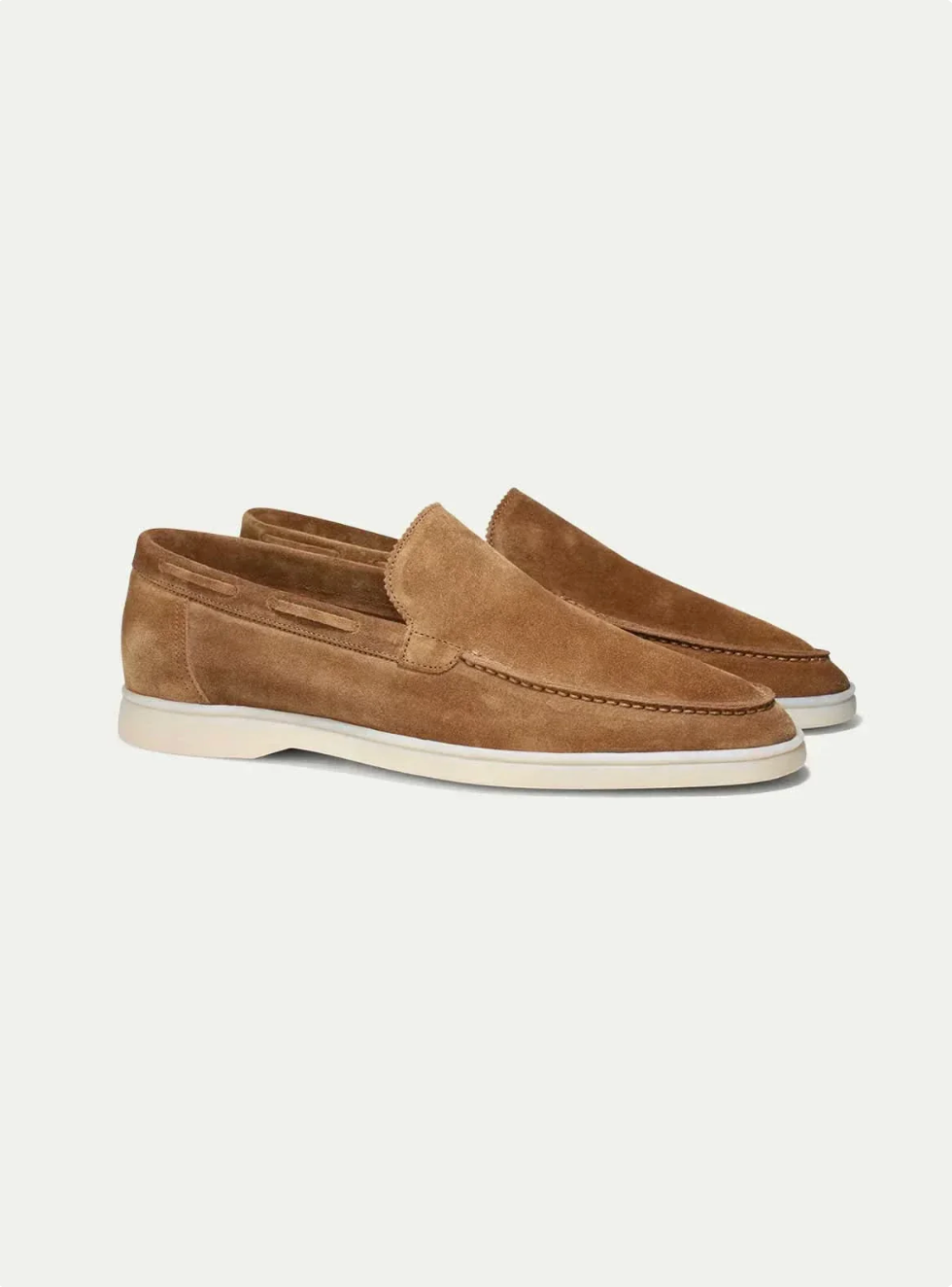 Mocasín de ante marrón