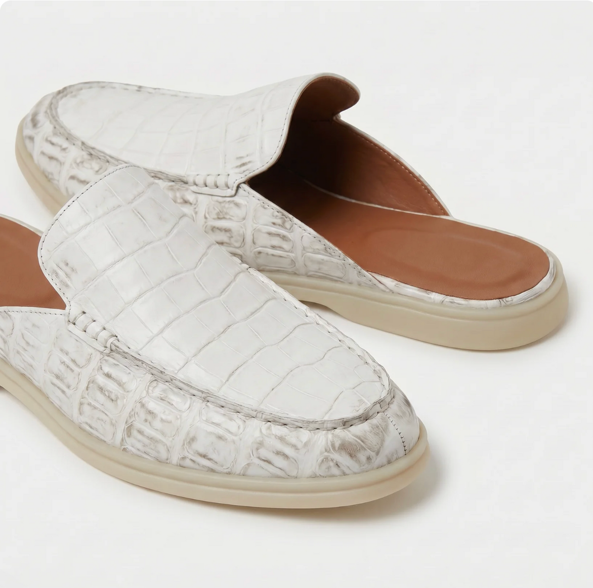 Mule efecto cocodrilo blanca