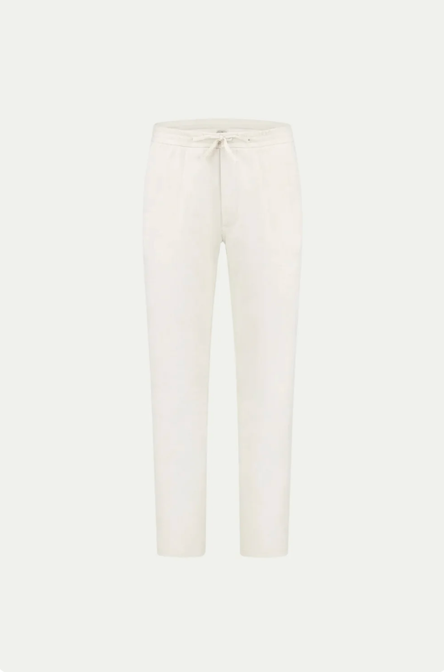 Pantalón de lino blanco