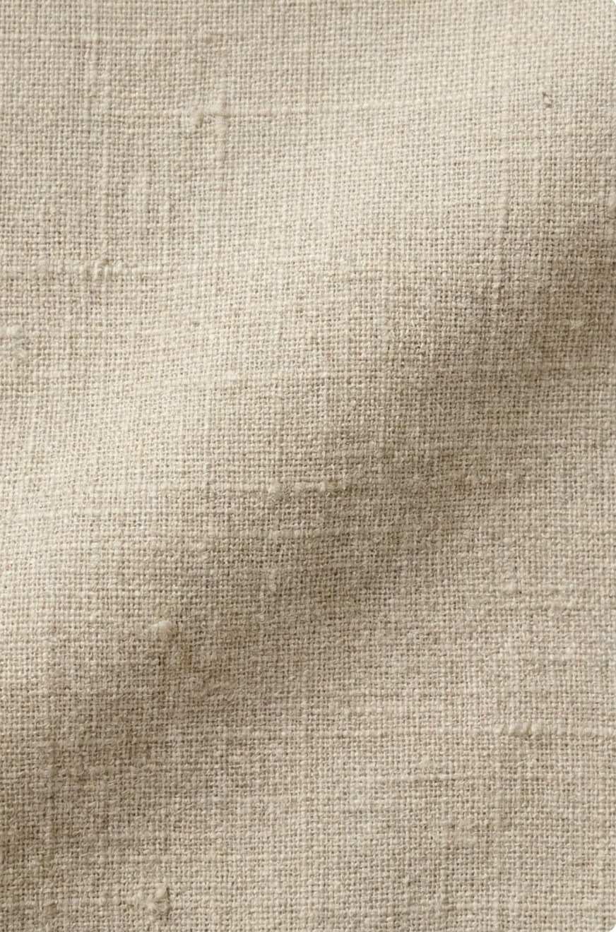 Pantalón de lino beige