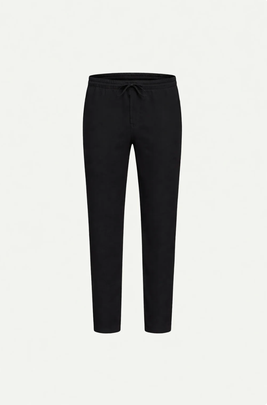 Pantalón de lino negro