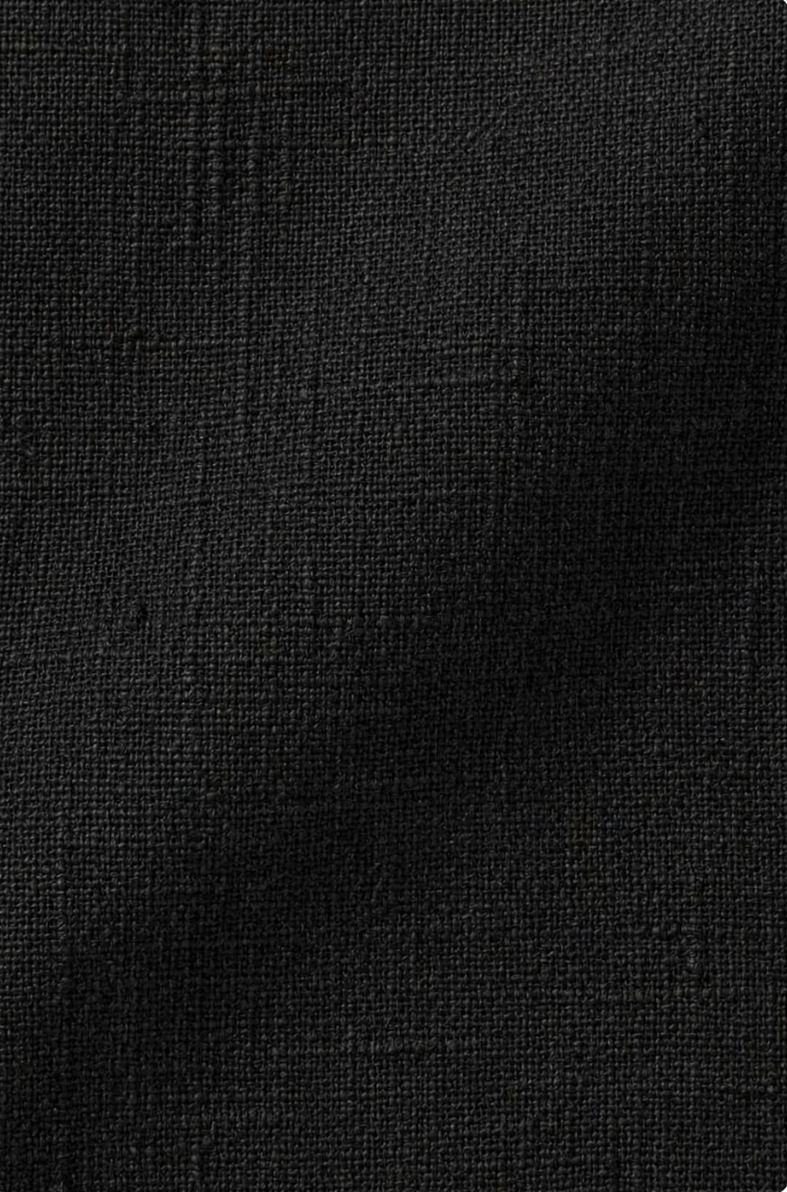 Pantalón de lino negro