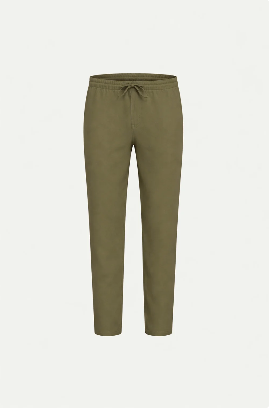 Pantalón de lino verde