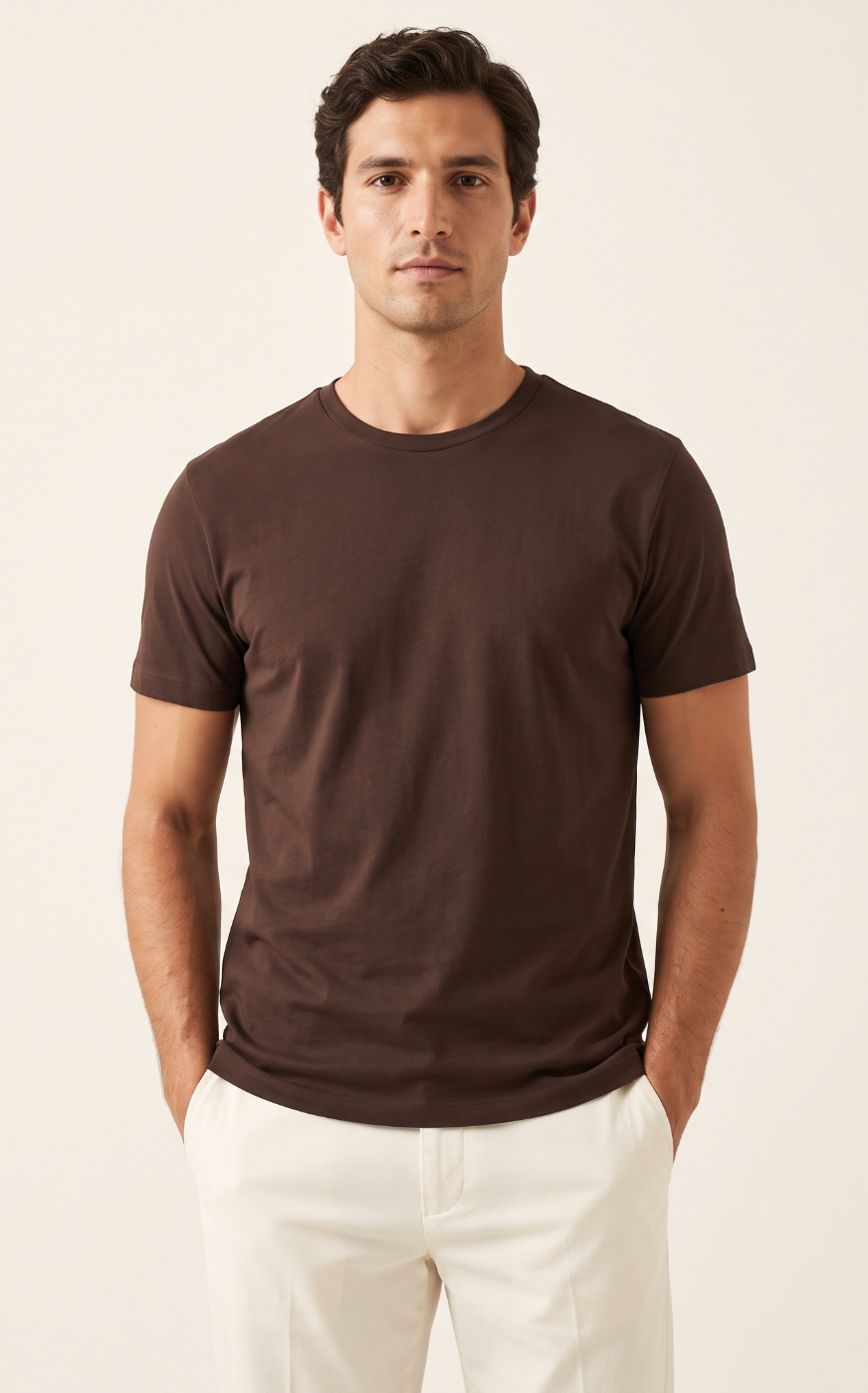 Camiseta marrón