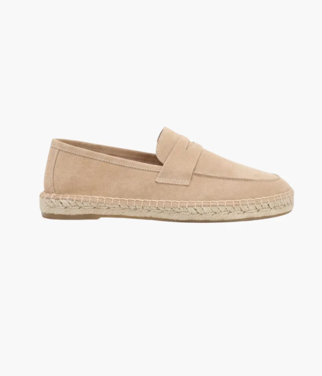 Espadrille de ante beige