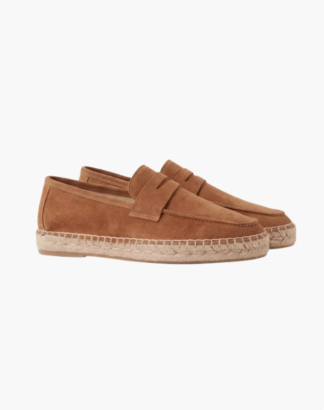 Espadrille de ante marrón