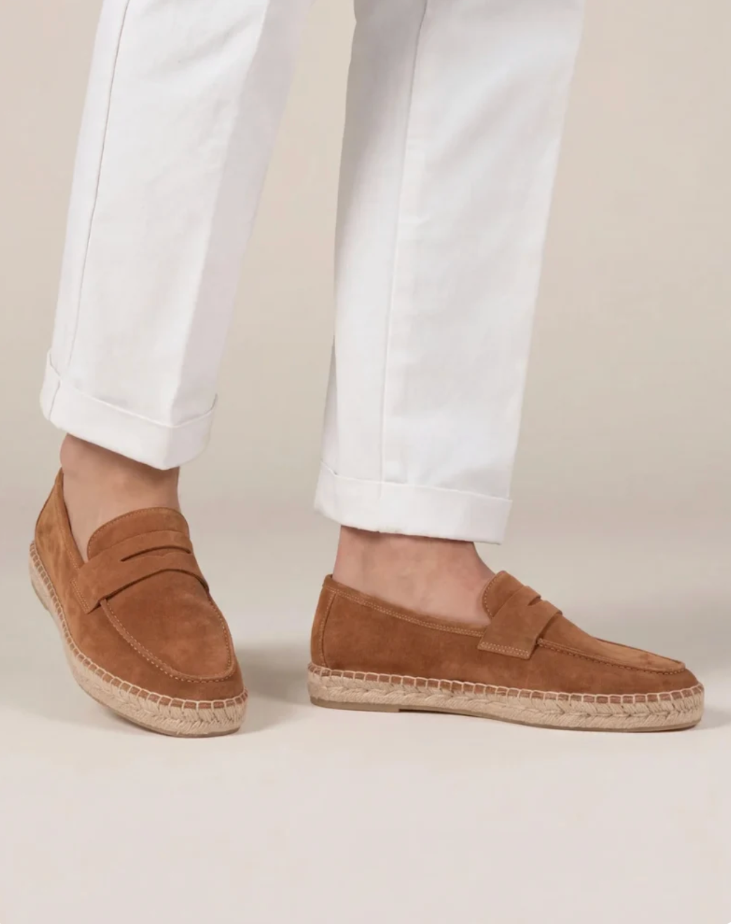 Espadrille de ante marrón