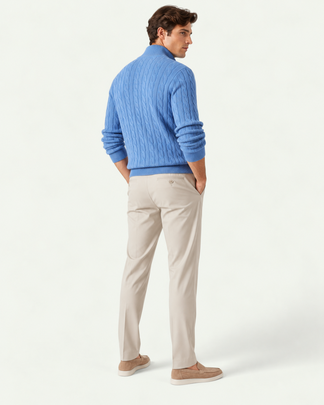 Pantalón Cortina beige