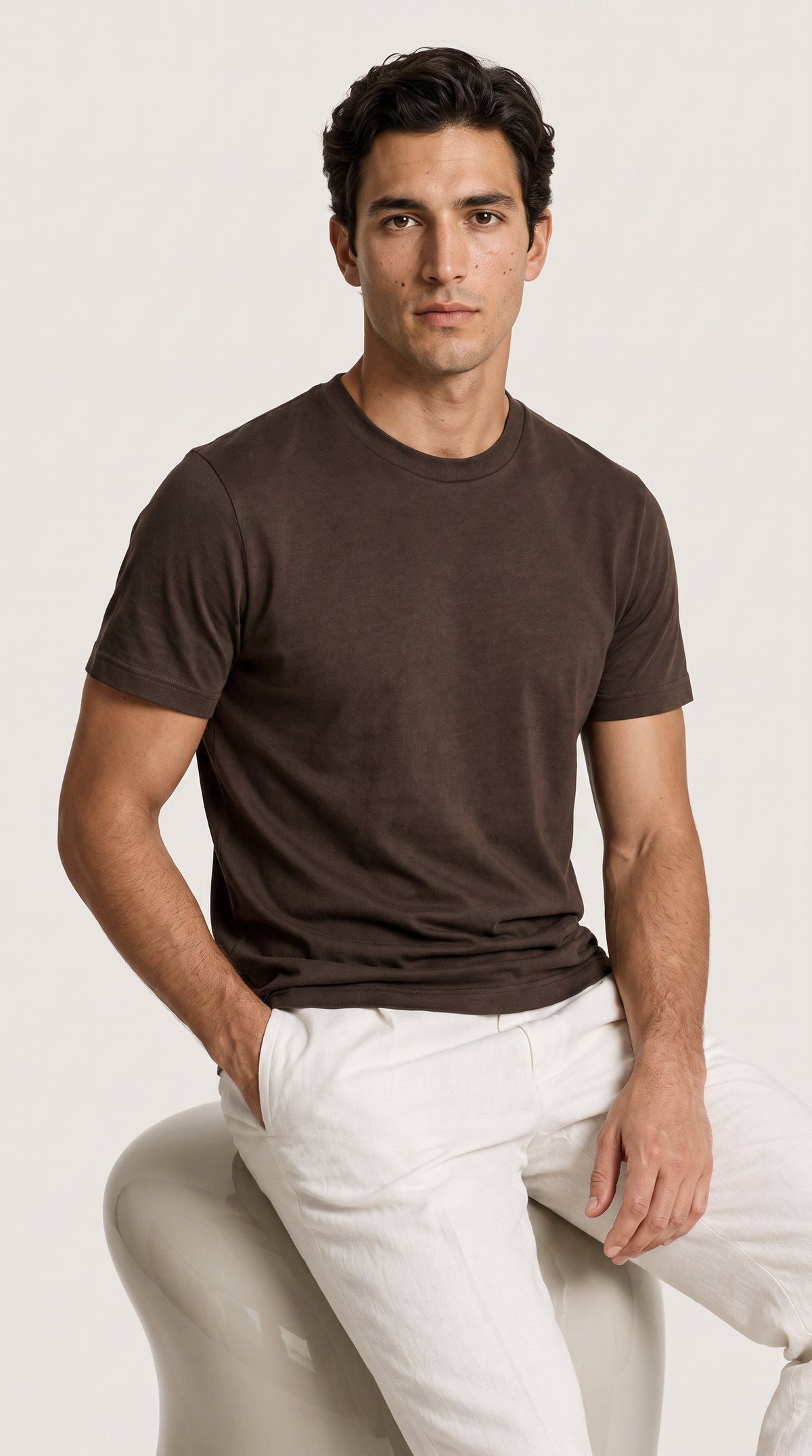 Camiseta marrón