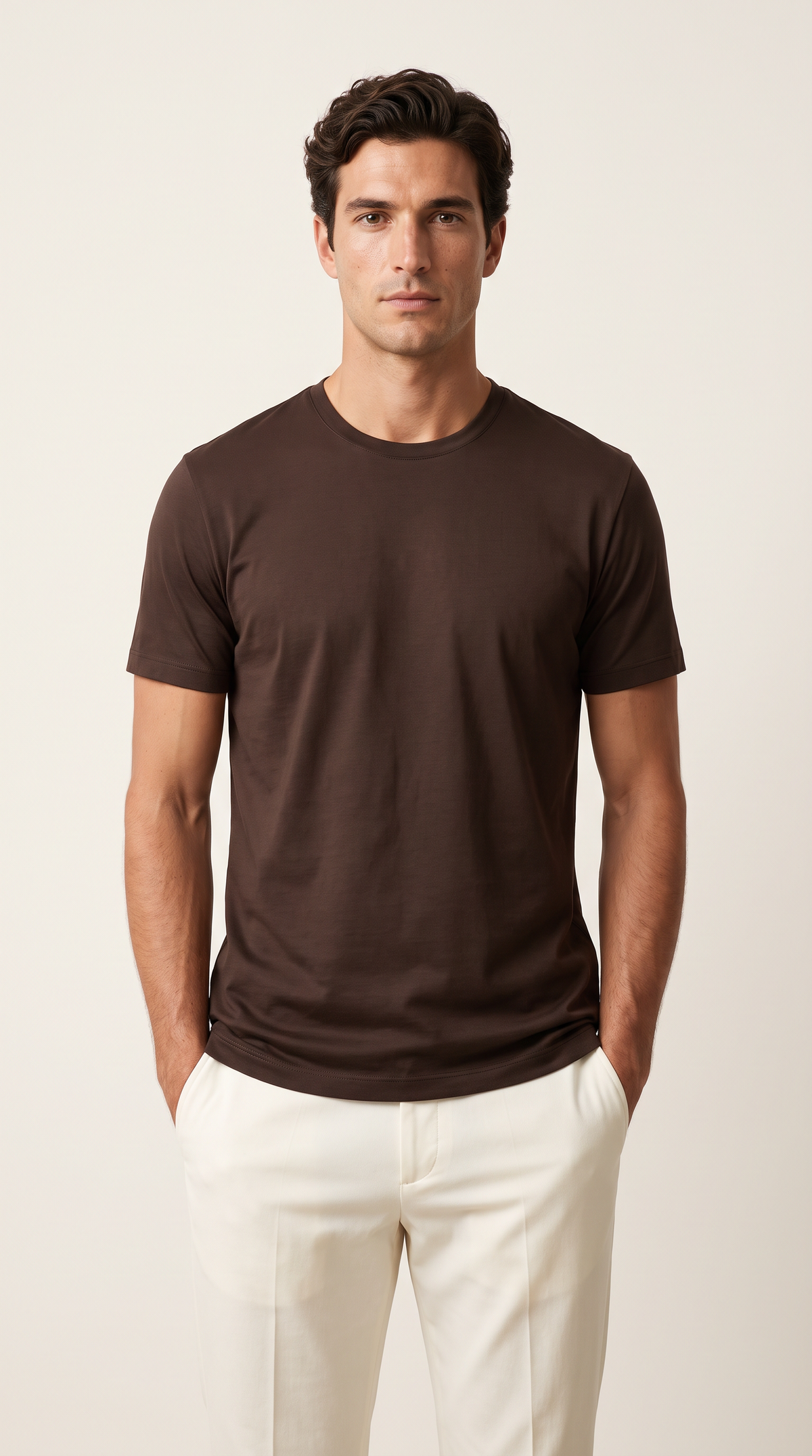 Camiseta marrón