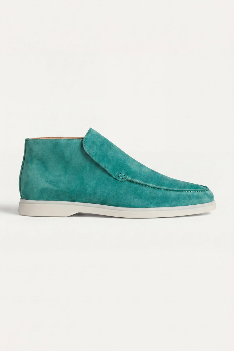 Mocasín alto turquesa